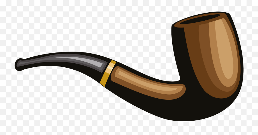 Tobacco Pipe Clipart - Solid Emoji,Cigar Clipart