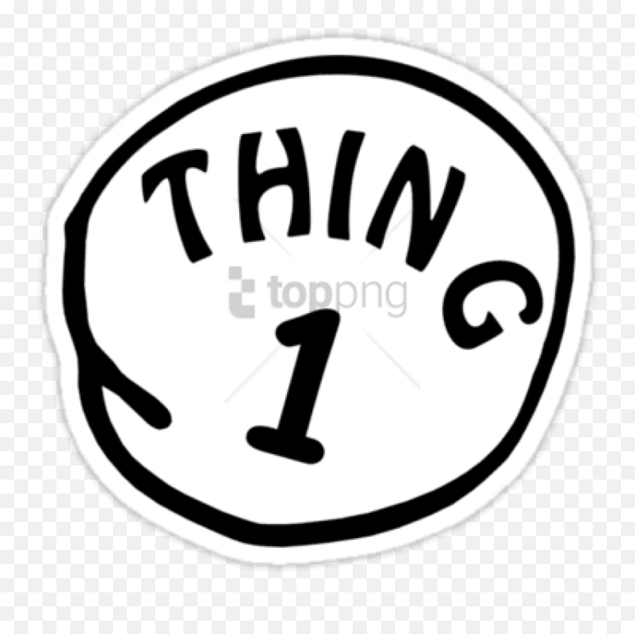 Thing 1 - Clip Art Thing 1 Svg Emoji,Thing 1 Logo