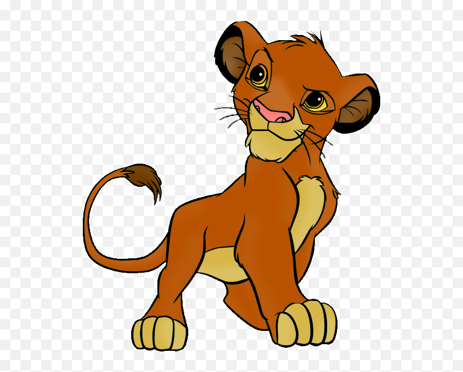 Lion King Simba Clipart Young - Lion King Clipart Emoji,Simba Png