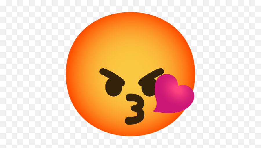 Angry Kiss Emoji Png - Am Angry But I Also Love You,Angry Emoji Png