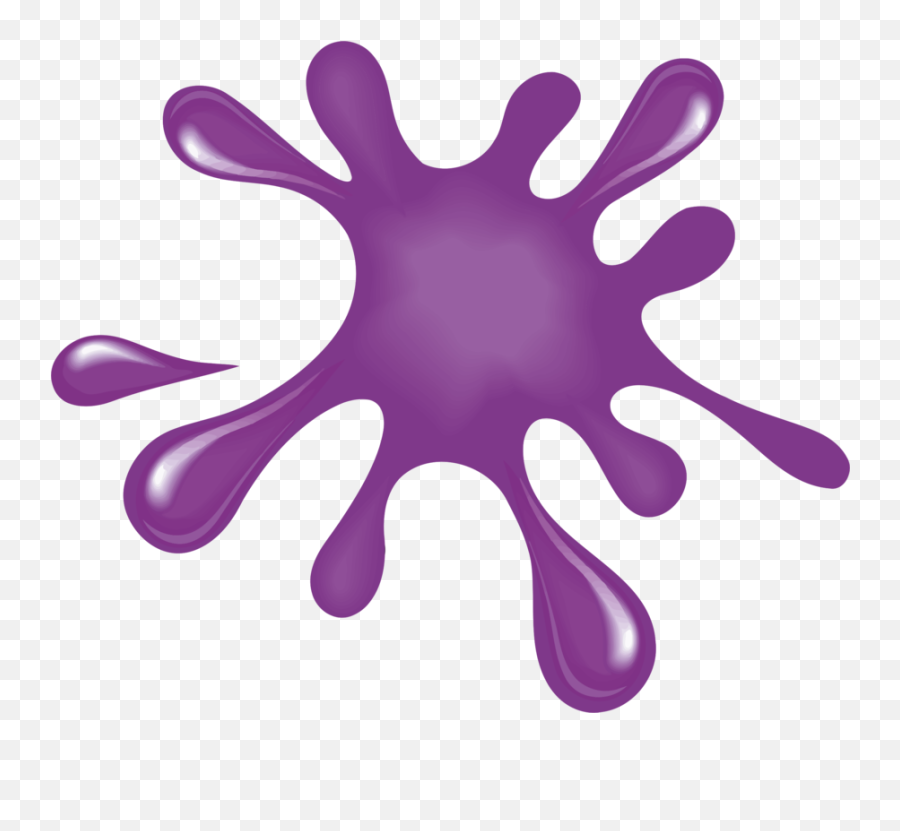Pink Purple Violet Png Clipart - Purple Paint Splatter Clipart Emoji,Purple Clipart