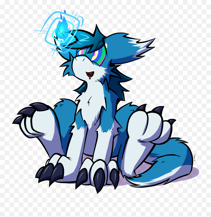 Pretty Blue Flame - Cartoon Hd Png Download Full Size Fictional Character Emoji,Blue Flame Transparent
