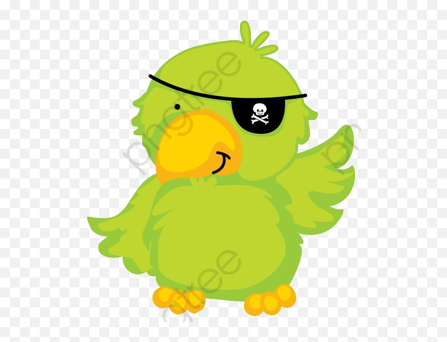 Pirate Clipart Parrot - Pirata Png Transparent Png Full Cute Pirates Clipart Emoji,Pirate Clipart