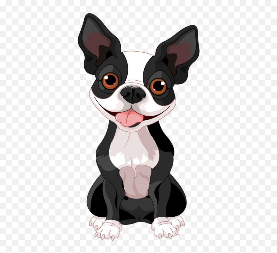 Pin - Boston Terrier Illustration Emoji,Boston Terrier Clipart