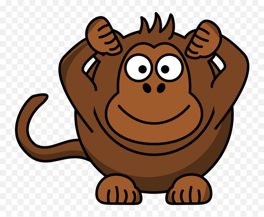Monkey Hear No Evil Clipart - Monkey Wrench With Monkey Emoji,Hear Clipart