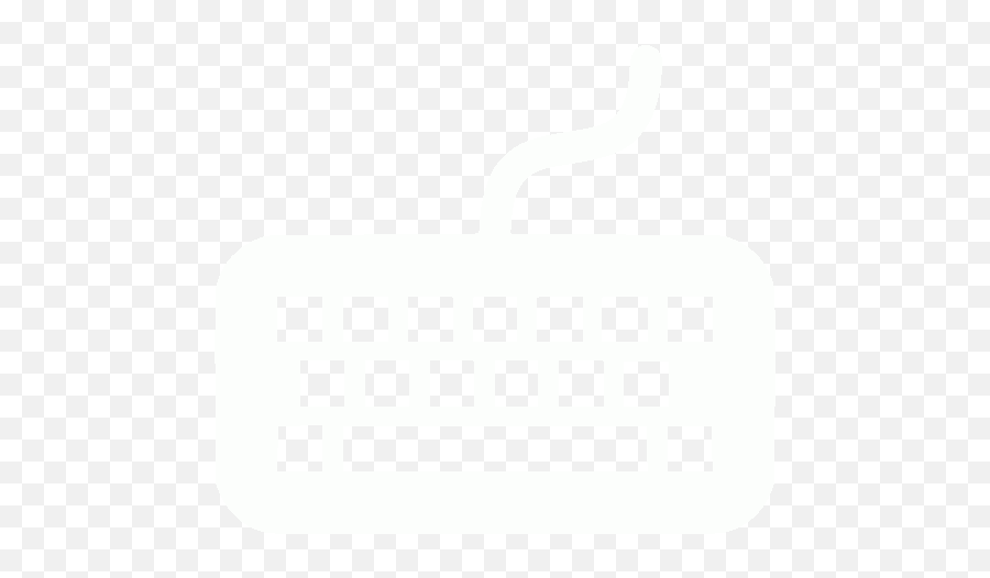 White Keyboard Icon Emoji,Transparent Keyboard