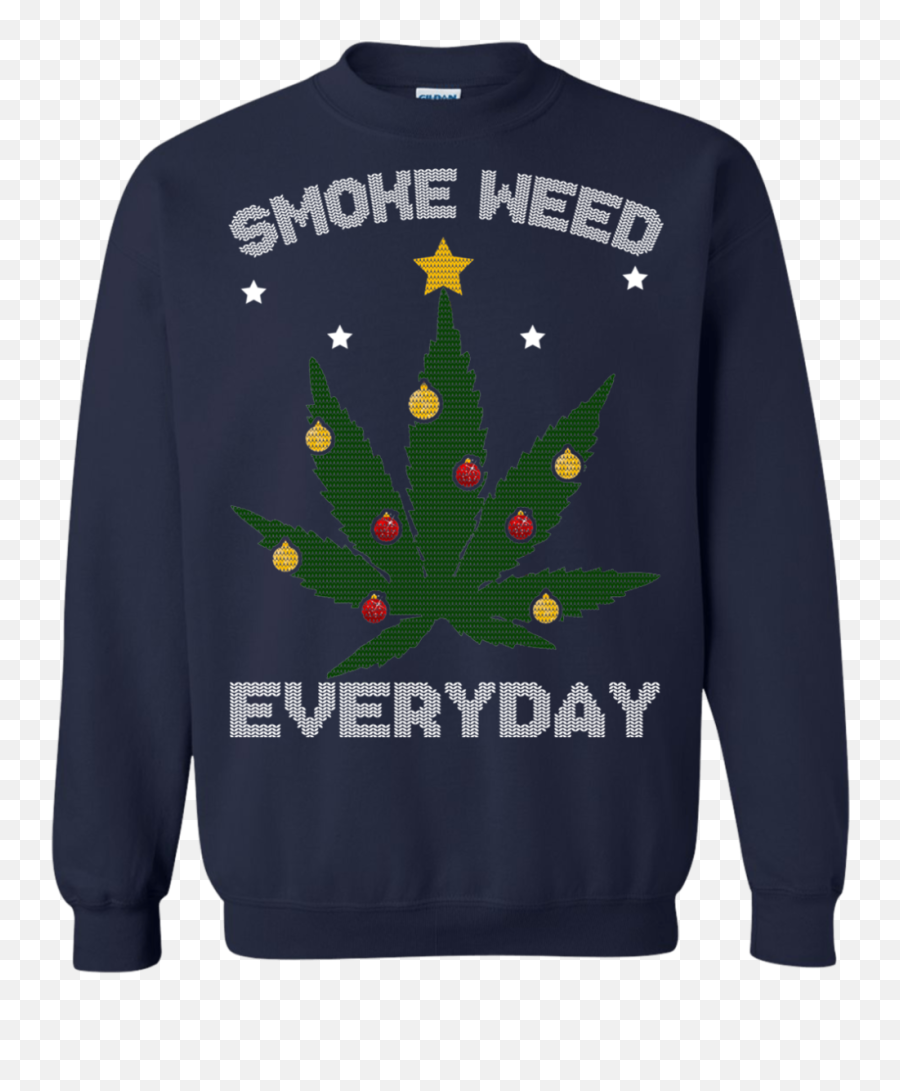 Cannabis Christmas Tree - Smoke Weed Everyday Sweater Trap House Clothing Emoji,Weed Smoke Png
