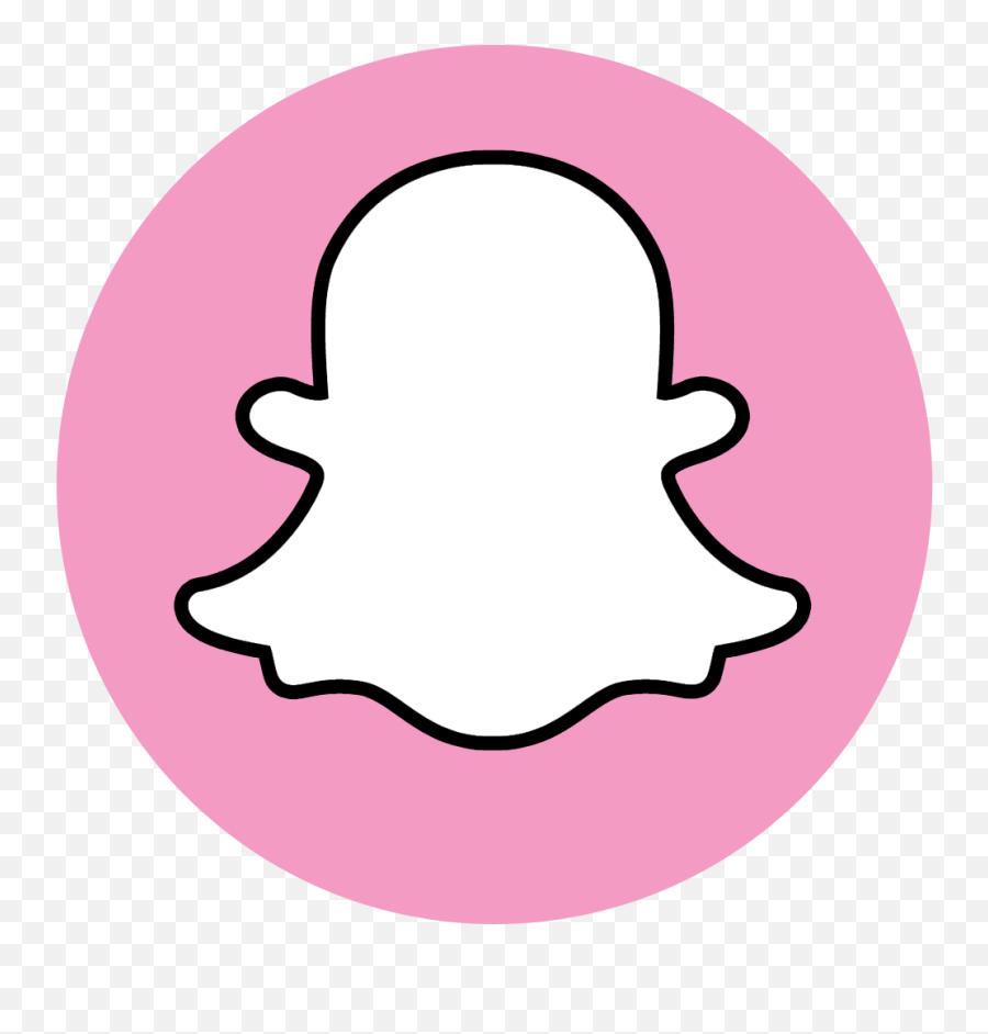 Snapchat Logo Png - Snapchat Logo Ruzove Emoji,Snapchat Logo
