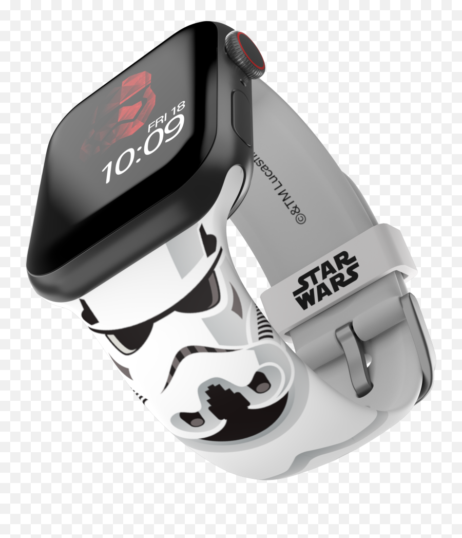 Star Wars Stormtrooper Edition - Officially Licensed Silicone Smartwatch Band Compatible With Apple Watch 3840mm And 4244mm Emoji,Stormtroopers Logo