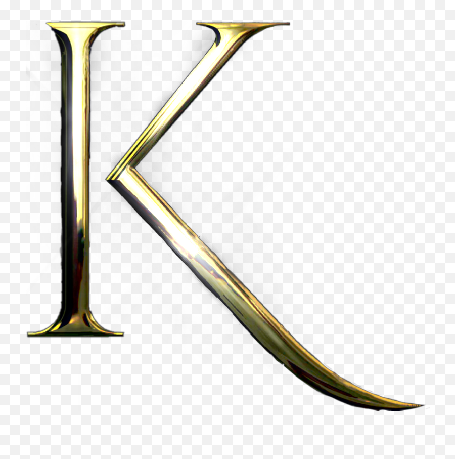 Letter Alphabet K K Gold Shine Sticker By Candice Emoji,Gold Shine Png
