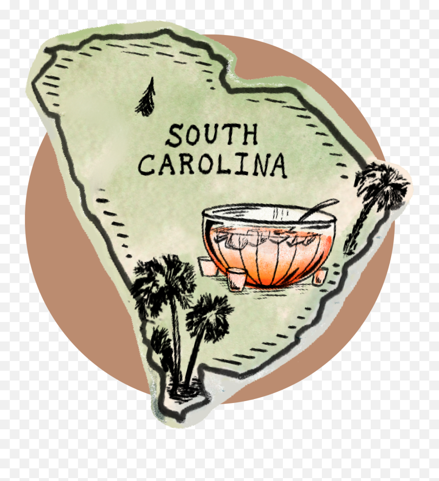 Light Dragoons Punch A Cocktail For South Carolina U2013 Garden Emoji,South Carolina Png