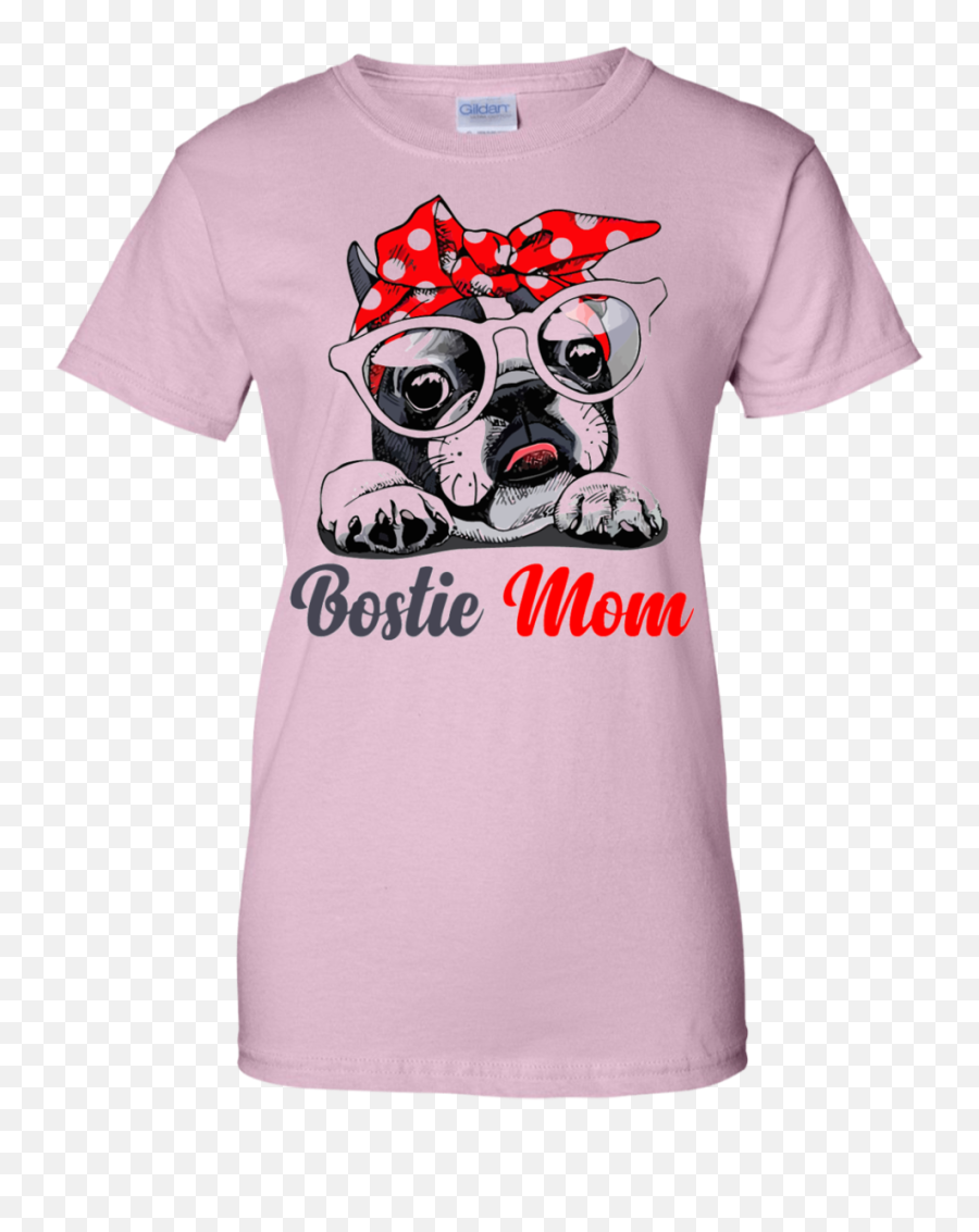 Boston Terrier Mom Tee Shirt Made In Usa Emoji,Boston Terrier Png