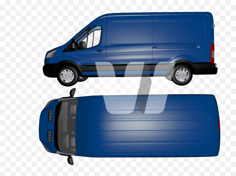 Van Side And Top View - Png Graphic Welcomia Imagery Stock Emoji,Car Top View Png