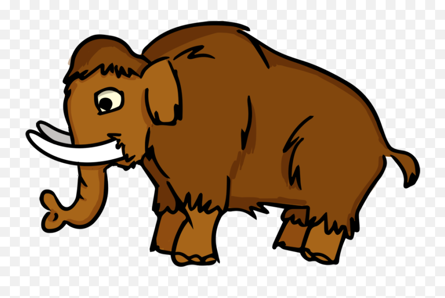 Download Extinct Clipart Menacing - Clipart Mammoth Png Dibujos Animados De Mamuts Emoji,Menacing Png