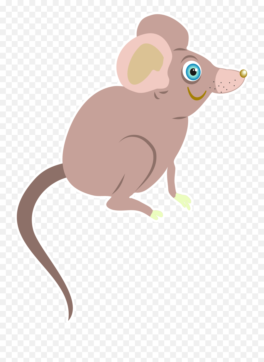 Brown Cartoon Mouse Clipart Free Download Transparent Png - Animal Figure Emoji,Mouse Clipart
