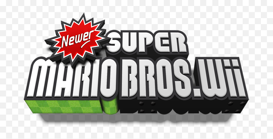 Newer Super Mario Bros - Newer Super Mario Bros Wii Logo Emoji,Super Mario Bros Logo