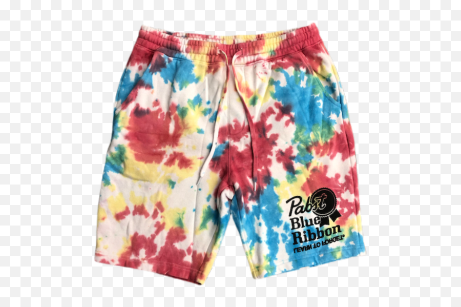 Learn To Forget Pbr Tie Dye Logo Fleece - Bermuda Shorts Emoji,Pbr Logo
