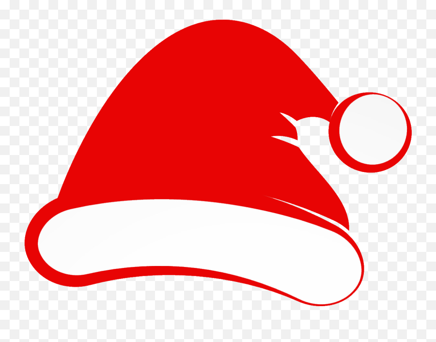 Christmas Santa Hat Clip Art Christmas - Christmas Hat Logo Png Emoji,Santa Hat Clipart