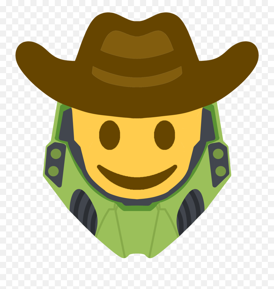 Cowboy Chief Emoji I Drew - Png Discord Emojis Halo,Sad Cowboy Emoji Png