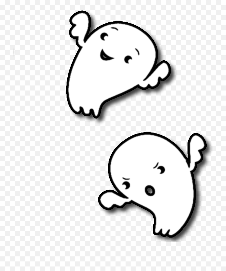Free Cute Ghost Transparent Download Free Clip Art Free - Cute Ghost Clipart Ghost Png Transparent Emoji,Cute Transparent