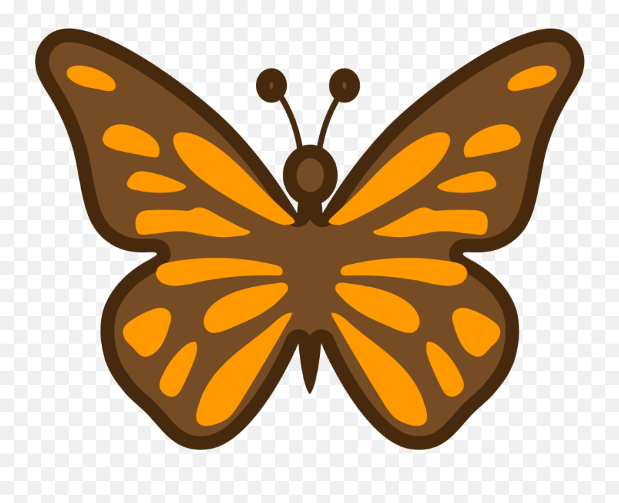 Emoji Clipart Butterfly Emoji Butterfly Transparent Free - Mariposa Emoji De Whatsapp,Emoji Clipart