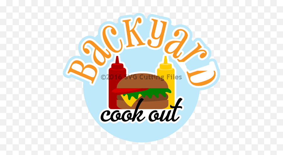 Backyard Cook Out Title Emoji,Cookout Clipart