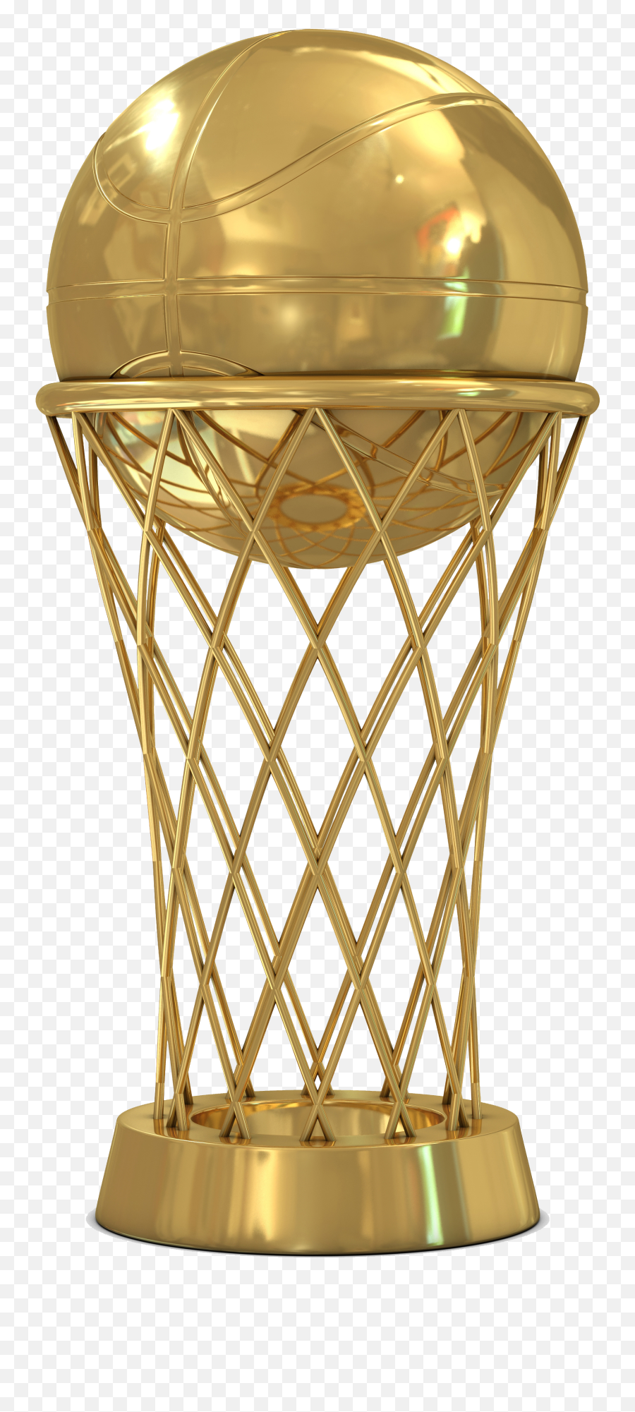 Download Trophy Golden Basketball Cup National Finals - Basketball Champion Trophy Png Emoji,Basketball Transparent Background