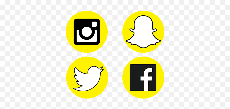 Twitter Facebook Instagram Png Twitter Facebook Instagram - Snapchat And Instagram Logo Png Emoji,Instagram Transparent Logo