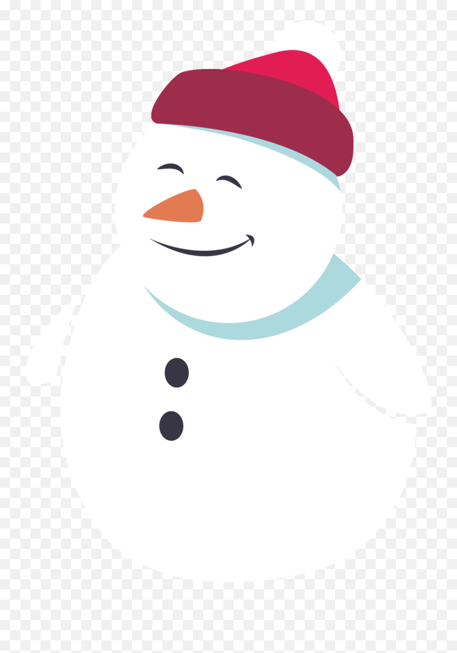 Download Snowman With Hat Smiling Transparent - Snowman Dot Emoji,Snowman Transparent