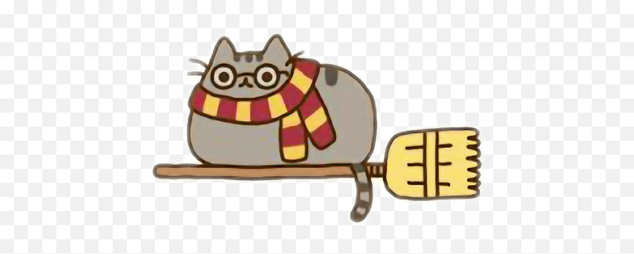 Kawaii Harry Potter - Novocomtop Pusheen Aesthetic Emoji,Harry Potter Owl Clipart