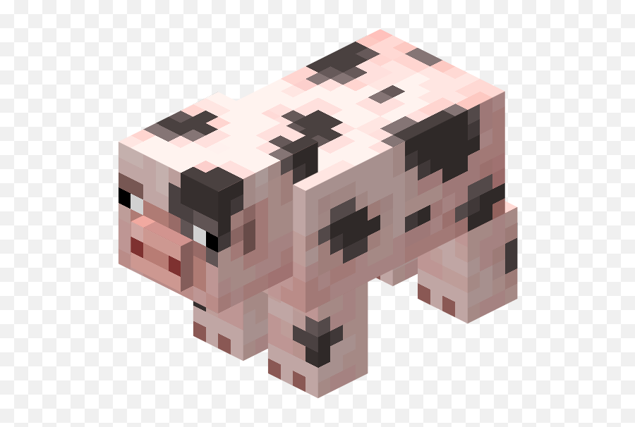 Spotted Pig - Minecraft Earth Pigs Emoji,Minecraft Pig Png