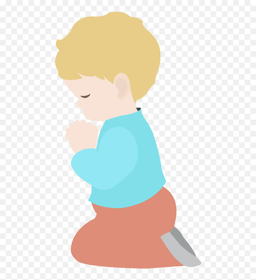 Pray Clipart Child Prayer Pray Child - Clipart Praying Child Png Emoji,Prayer Clipart