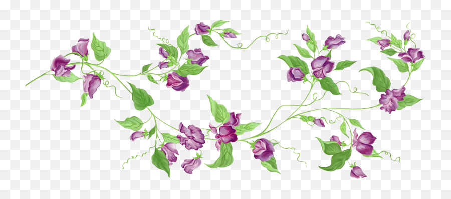 Vine Clipart Violet - Purple Vines Transparent Background Emoji,Vine Clipart