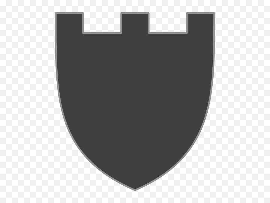Black Rook Shield Clip Art - Circle Transparent Cartoon Solid Emoji,Shield Clipart Black And White
