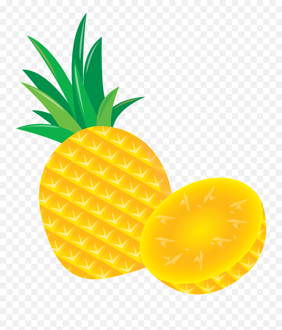 Pineapple Clipart Free Download Transparent Png Creazilla Emoji,Pineapple Clipart Png
