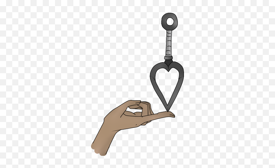 Heart Shrine Kunai - Heart Full Size Png Download Seekpng Emoji,Kunai Png