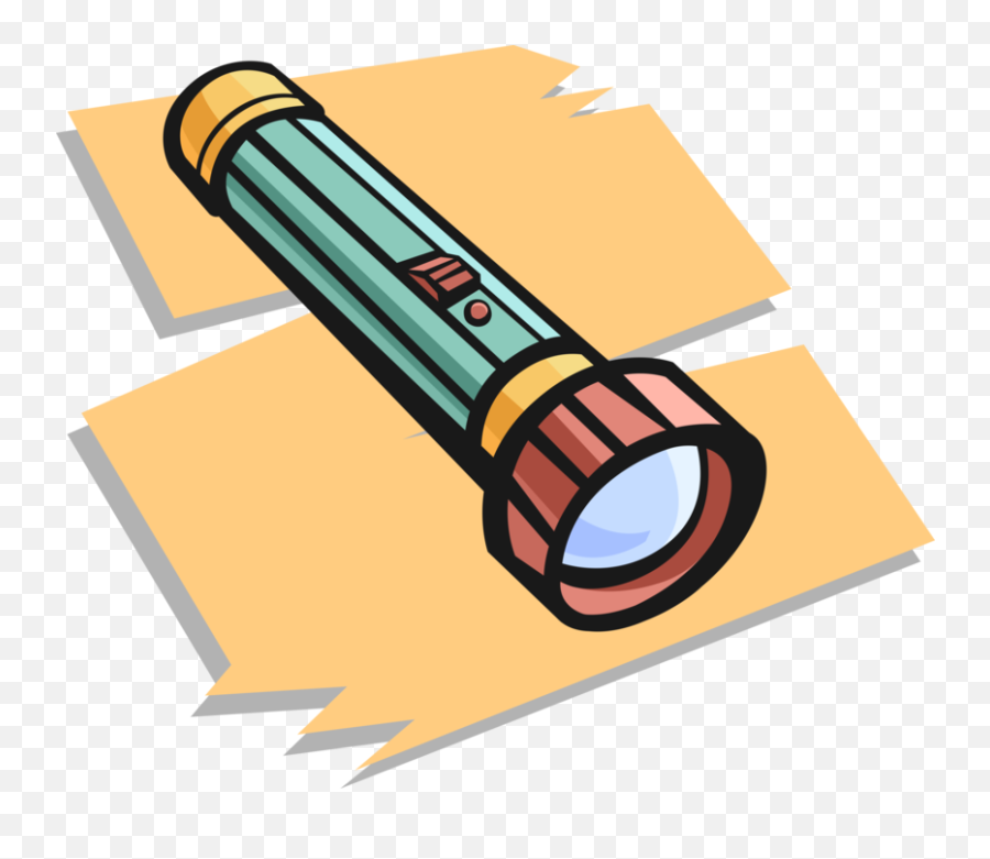 Flashlight Clipart Torch Light - Clip Art Flashlight Cartoon Emoji,Flashlight Clipart