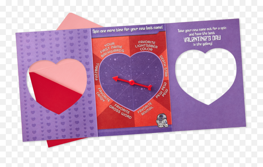 Star Wars Name Generator Valentineu0027s Day Card With - Heart Emoji,Star Wars Logo Generator