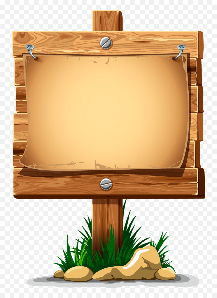 Signs Wood Plank Illustration Royalty - Transparent Wooden Signage Png Emoji,Wood Clipart