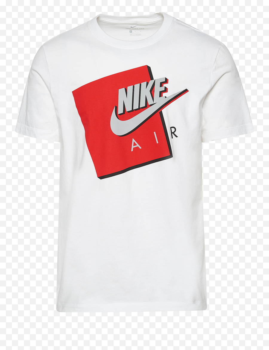 Red And White Nike Shirt - Nike Emoji,White Nike Logo