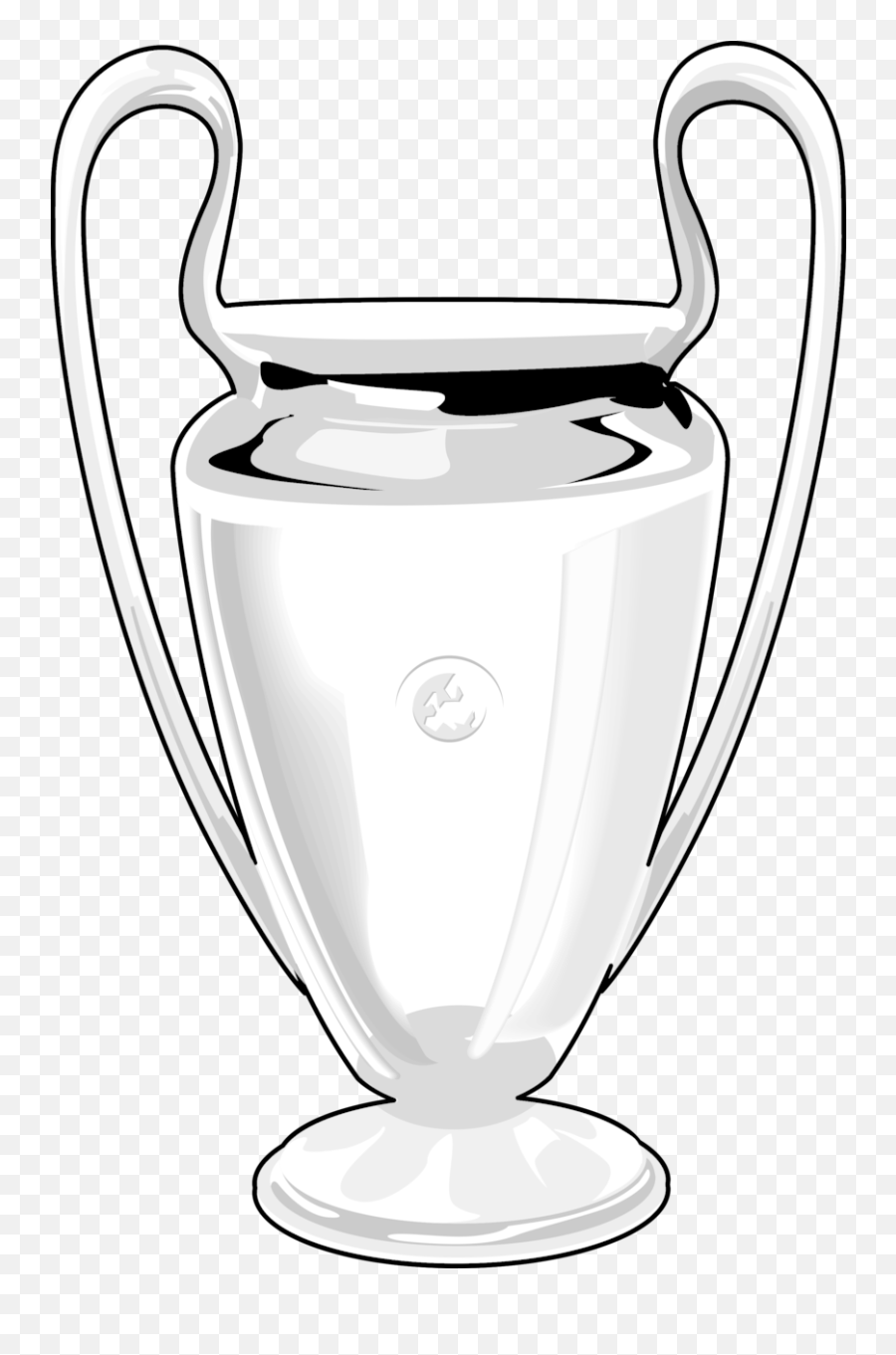 Champions League Logo Black And White - Uefa Champions League Emoji,League Logo