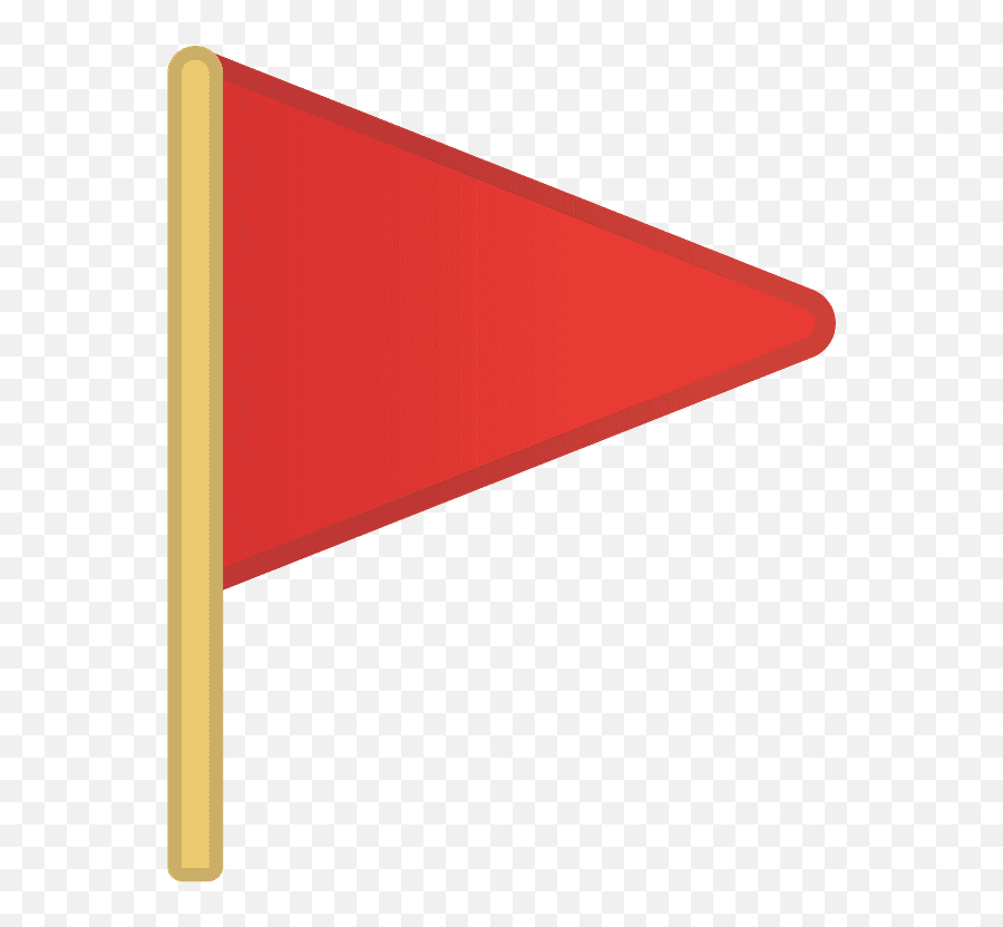 Triangular Flag Emoji Clipart - Flag Emoticon,Triangular Clipart