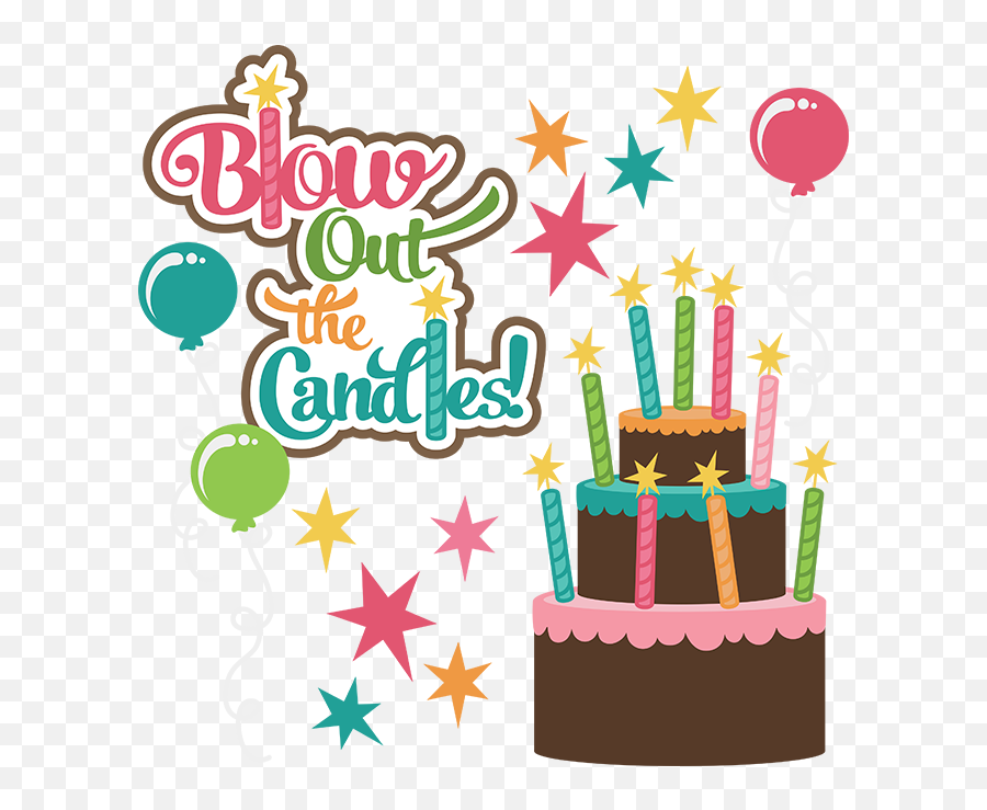 Girlfriend Birthday Clipart - Png Files Blow Out The Candles Clipart Emoji,Birthday Clipart
