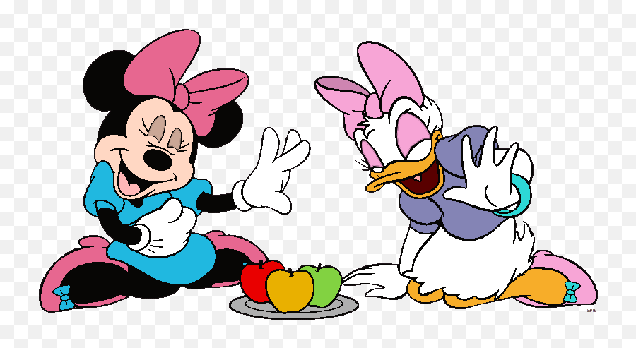 Clipart Laughing Mouse - Daisy Duck And Minnie Mouse Clipart Emoji,Laughing Clipart