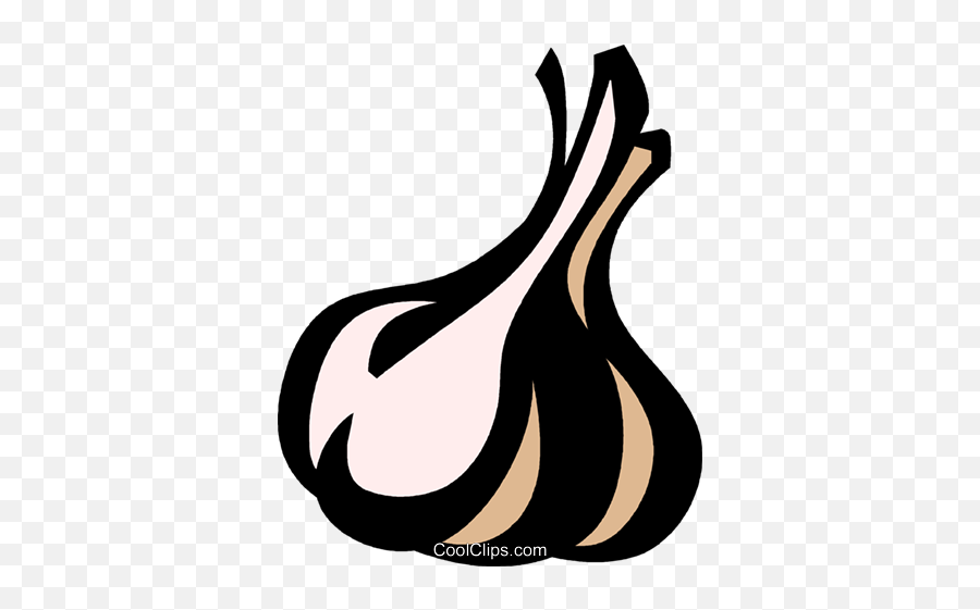 Garlic Clove Royalty Free Vector Clip Art Illustration - Language Emoji,Garlic Clipart