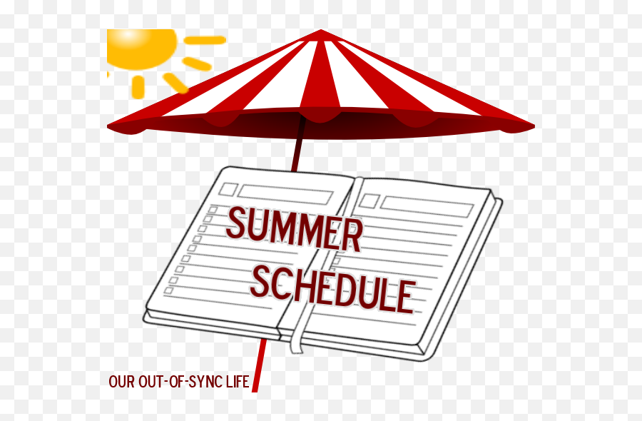 Our Summer Schedule Contributions U0026 Visual Schedule Our - Horizontal Emoji,Schedule Clipart