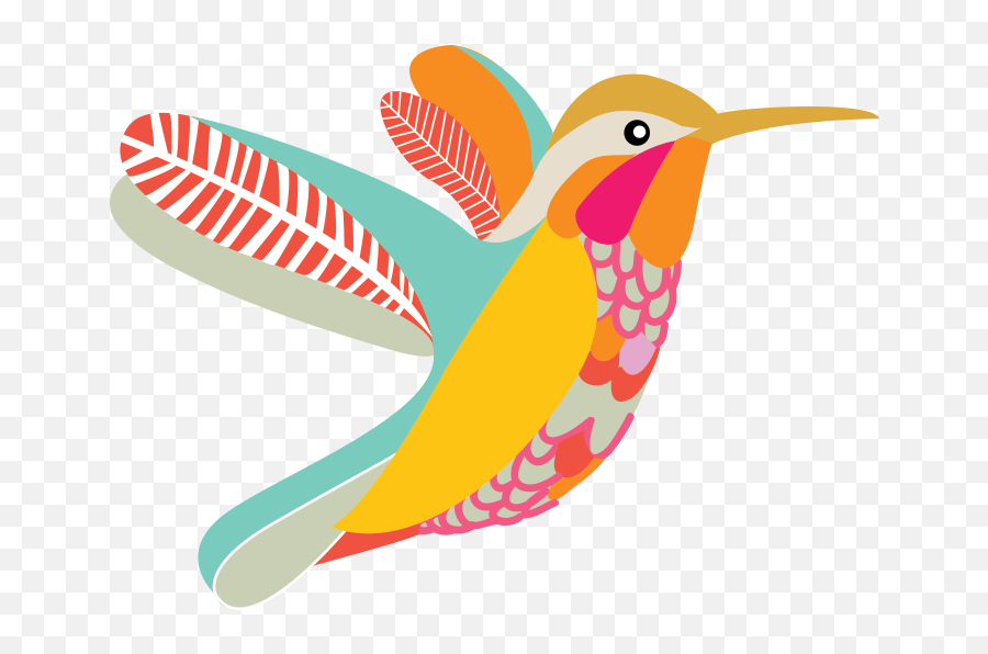 Hummingbird Clipart Watercolor - Illustration Png Download Bee Hummingbird Emoji,Hummingbird Clipart
