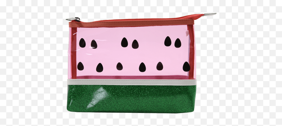 Watermelon Clear Cosmetic Bag - Girly Emoji,Watermelon Transparent