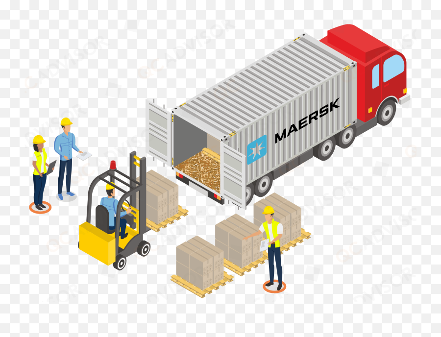 Container Loading Inspection Quality Control In China Emoji,Inspector Clipart