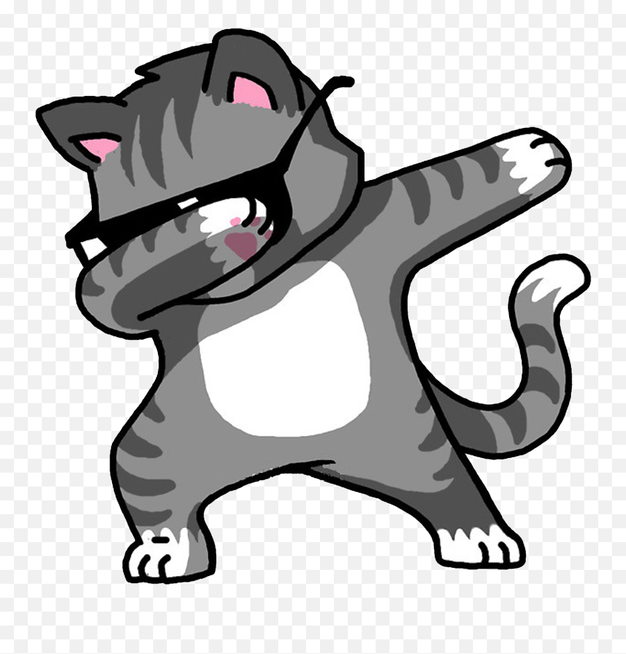 T - Shirt Kitten Hoodie Dab Cat Download Hd Png Clipart Emoji,Transparent Dab